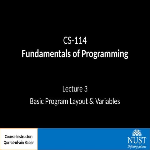 Lec 03 - Basic Program Layout Variables.pptx