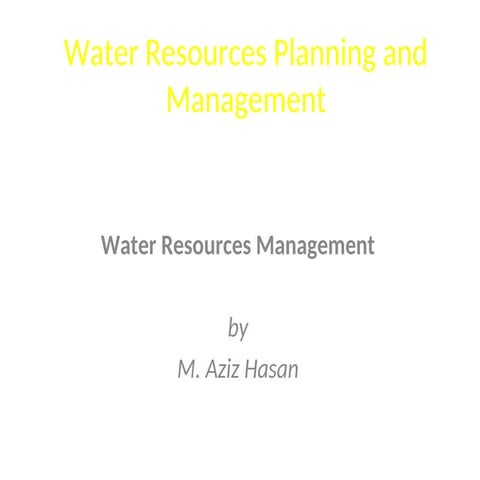 water resource management Lecture 05.ppt