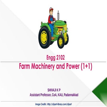 TYPES OF THE TRACTORS - Classifications | PPTX