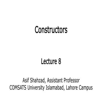 Lec08   constructors