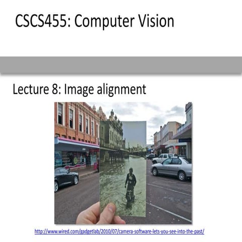 Computer Vision alignment | PPTX