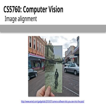 Computer Vision alignment | PPTX