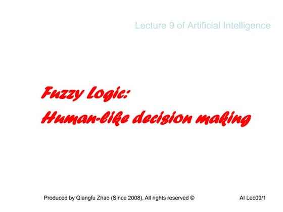 Lec09- AI