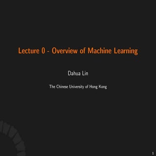 MLPI Lecture 0: Overview