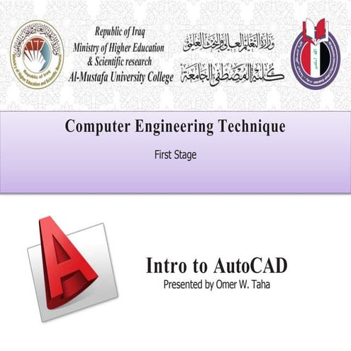 Intro to AutoCAD