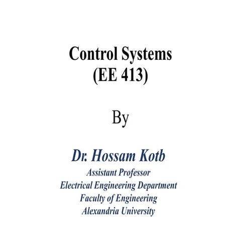 Control systems | PPT