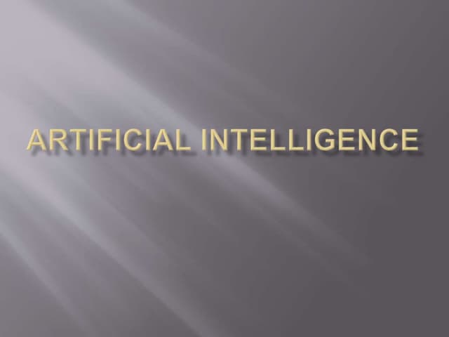 Artificial intelligence Neural Network lec1.pptx