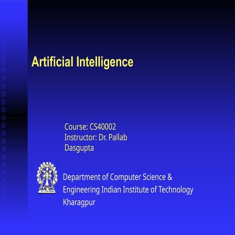 Introduction about Artificial Intelligence