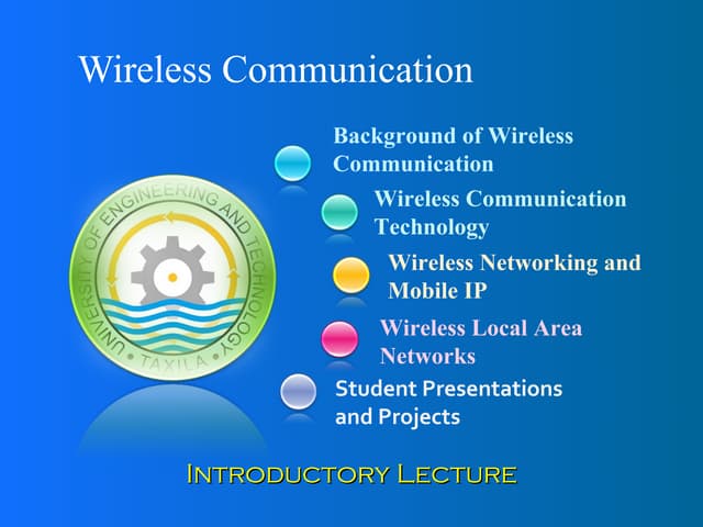 Lec 1   introduction to wireless communication(1)