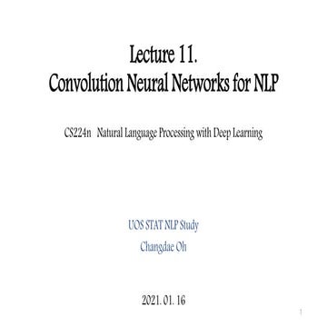 Convolutional Neural Networks for Natural Language Processing ...