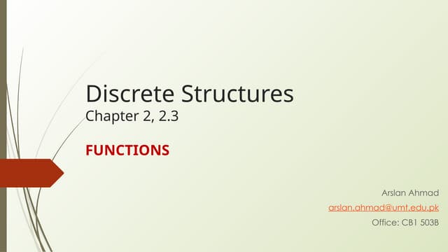 Lec 11 Functions of discrete structure .pptx