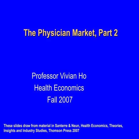 The Physician Market Part 2