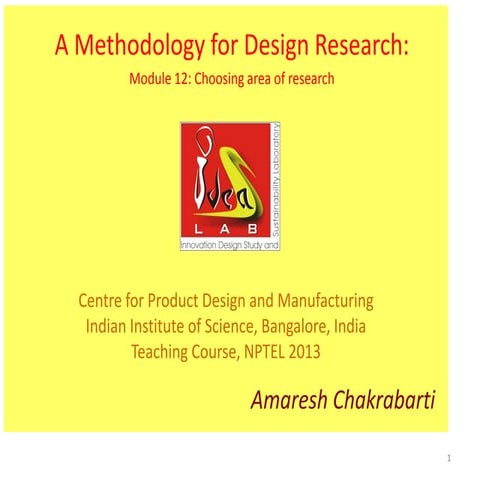 A methodology for Desgin Research - how to find suitable methods | PDF