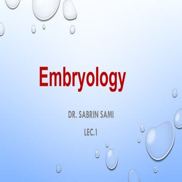 Embryogenesis first week ovulation, fertilization and implantation
