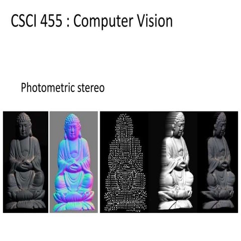 Computer vision - photometric