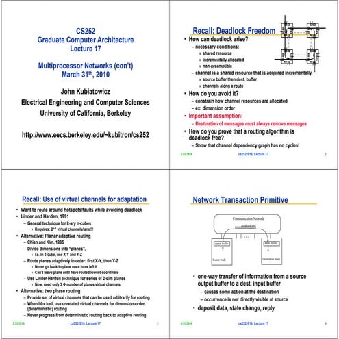 lec17-messages2.pdf- Computer Architecture Lecture 17