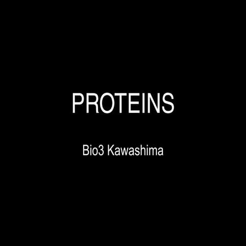 Lec19 Proteins