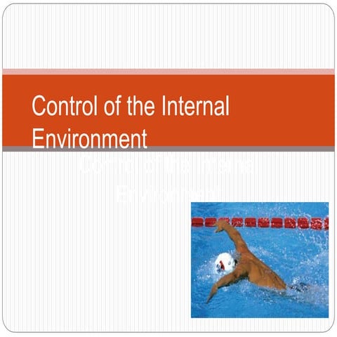 Lec 1b control of internal envorment