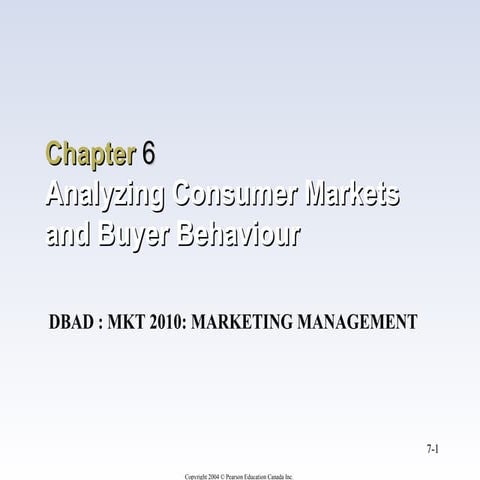 Analyzing Consumer Markets and Buyer Behavior Slides (1).ppt