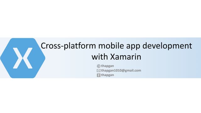 Introduction to Cross-platform App Development