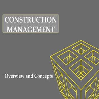 Introduction to construction manage...
