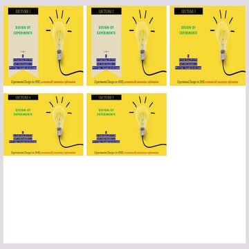 introduction to design of experiments