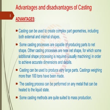 WELDING SCIENCE AND TECHNOLOGY,CASTING PROCESS