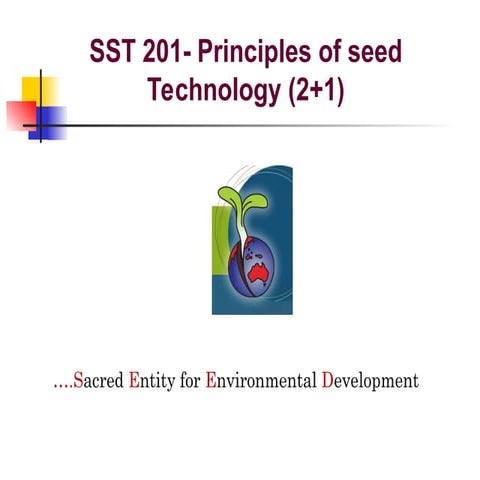 Genetic principles of seed production | PPTX