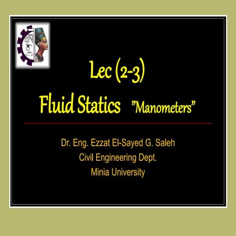  Pressure and Manometers 