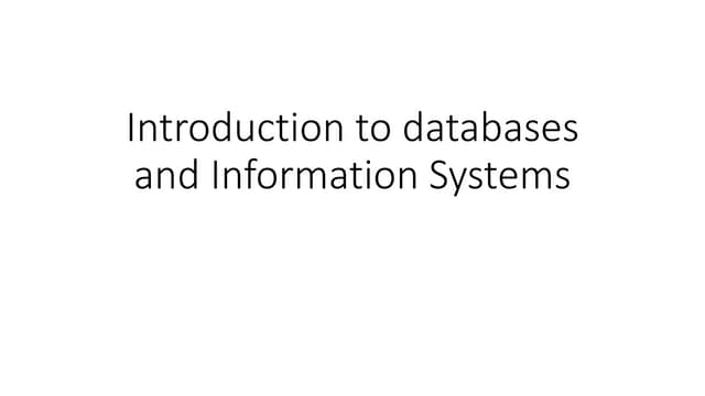 Lec20.pptx introduction to data bases and information systems