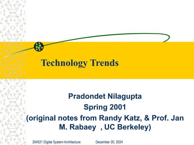 Technology trends-Computer food chain technologies