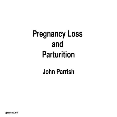 Stages of parturition in farm animals. | PPTX