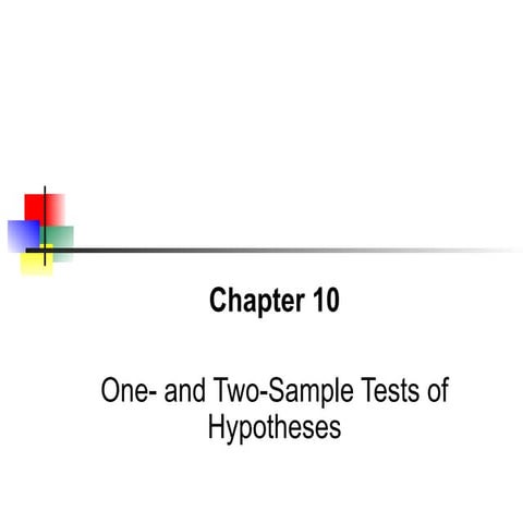 Statistics hypothesis testing lec 27.ppt
