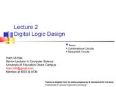 Digital Logic & Design (DLD) presentation | PPT
