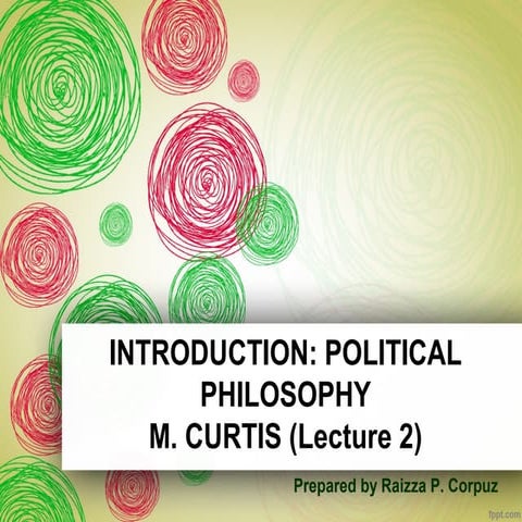 Political Theory Introduction by M. Curtis 