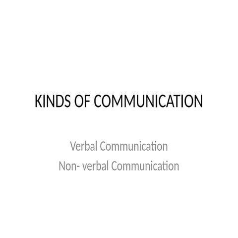 lec 2KINDS OF COMMUNICATION Communication Skills.pptx