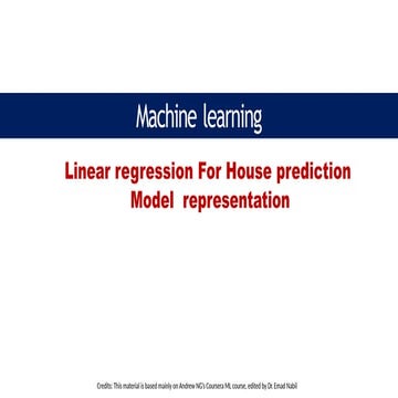 Linear Regression with multiple variables | PPTX