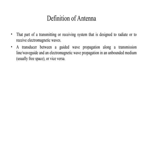 lec3.ppt: Excell sheet representing the various parameters of antenna and rad...