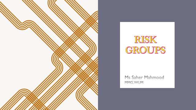 Lec 3-BIOSAFETY RISK GROUPS and their assessment