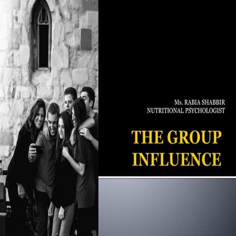  The group influence