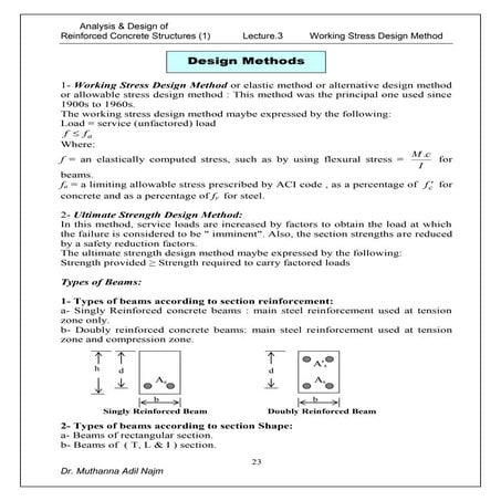 Lec.3   working stress 1