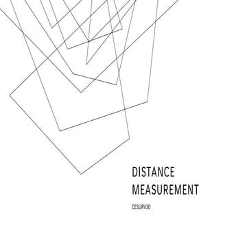 Elementary Surveying _ Distance Measurement | PDF