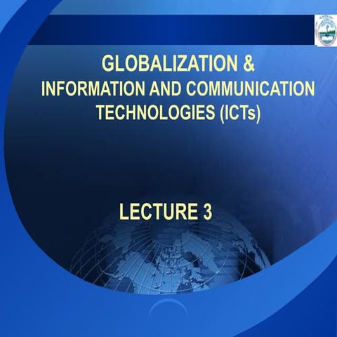 Globalization & ICTs