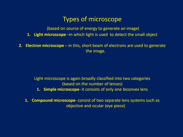 Microscope and types of microscope.pptx