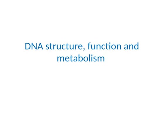 Watson and crick model of dna | PPTX