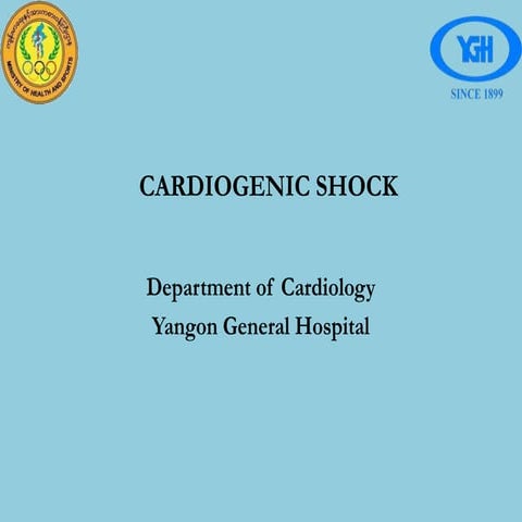 Lec 4  management of cardiogenic shock for mohs