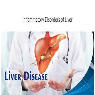 Inflammatory liver disease