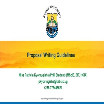Proposal writing and  Report writing.pptx