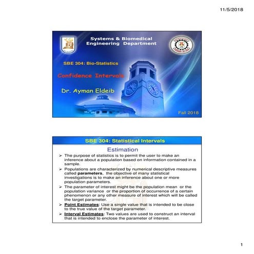 Lec 5 statistical intervals