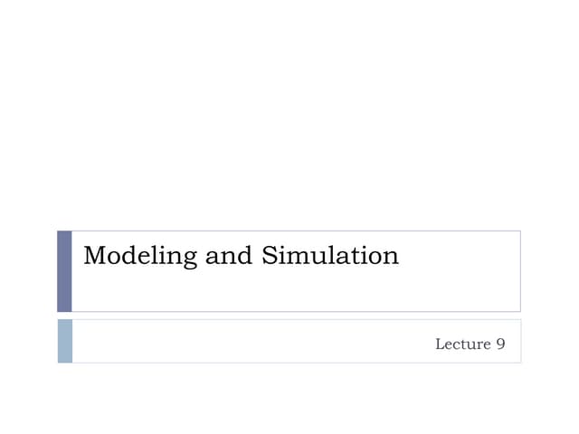 Lec6 computer simulation Modeling and Simulation.pdf